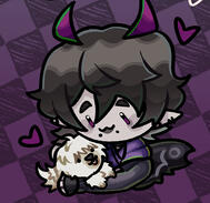 Mothics and puppy by ShyHorrors Mothics cuddling their late childhood dog by ShyHorrors